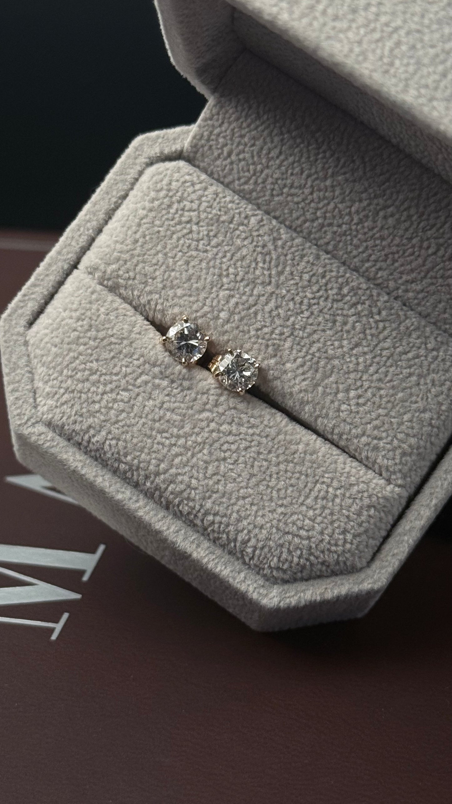 Natural Diamond Studs