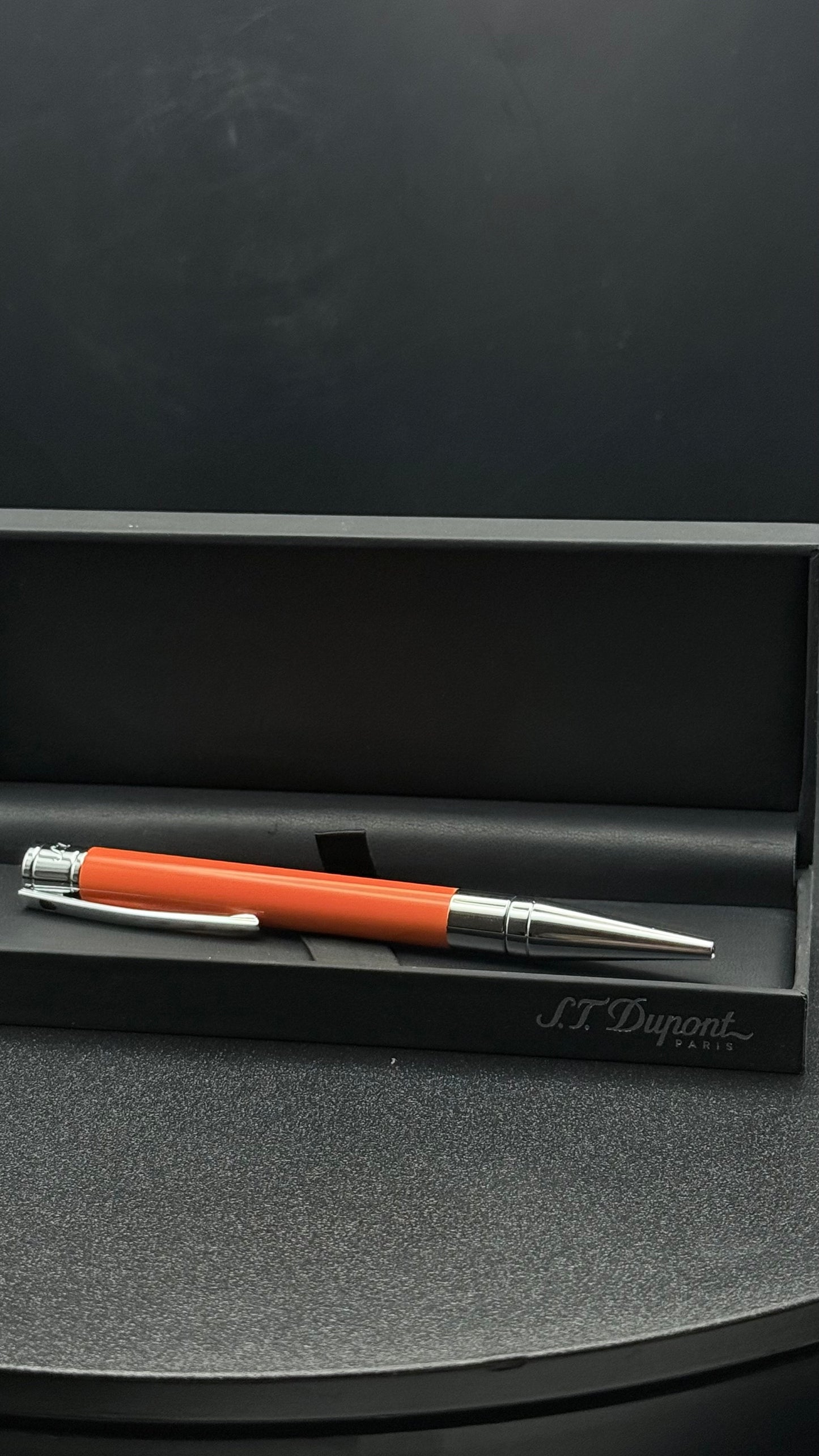 S.T Dupont Ballpoint Pen Orange 265209