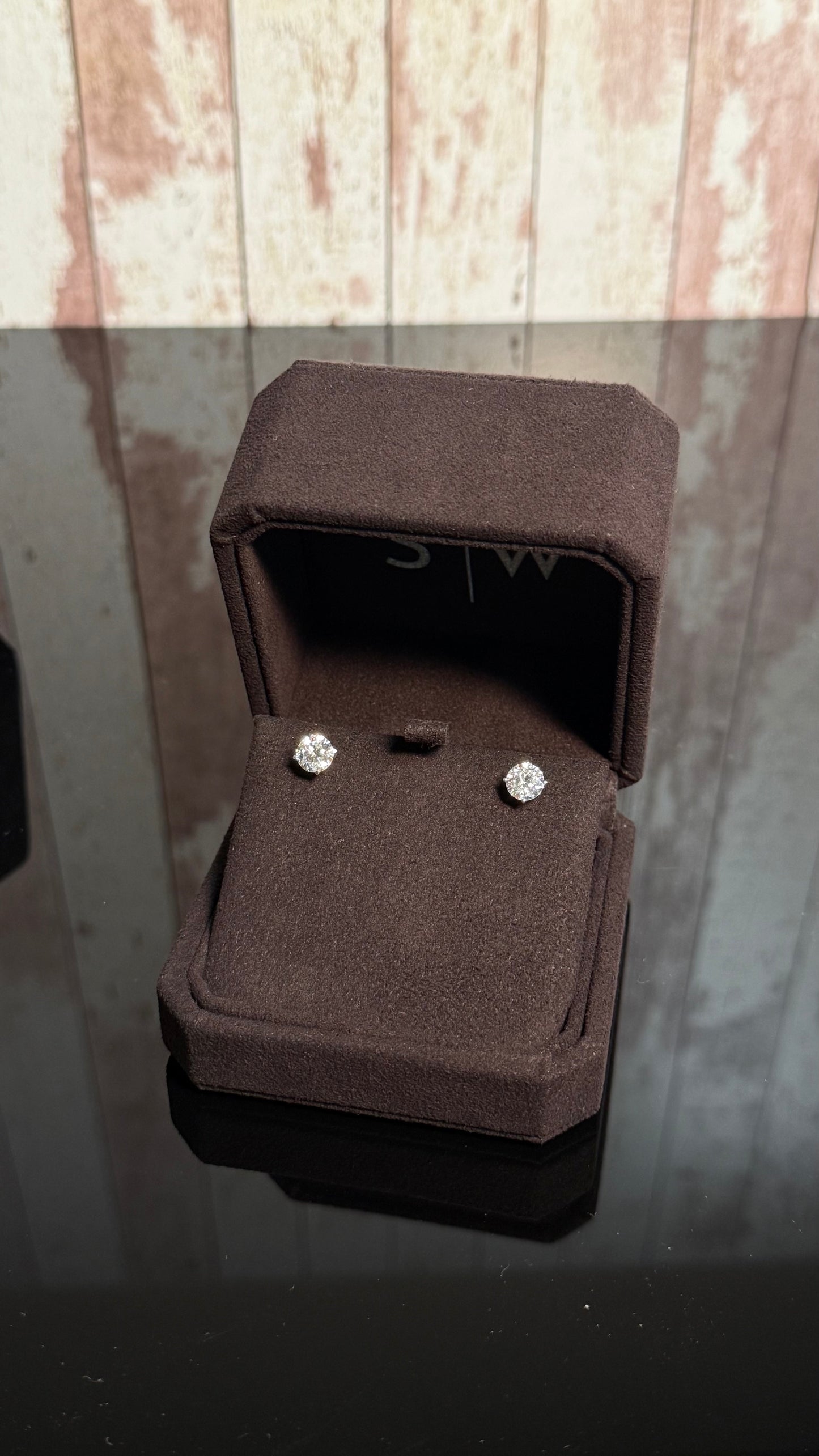 2 CT WG Diamond Stud