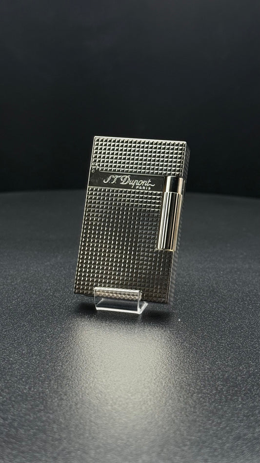 S.T. Dupont line 2 lighter diamond head silver- 016184
