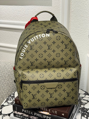 N/A LV Green Backpack