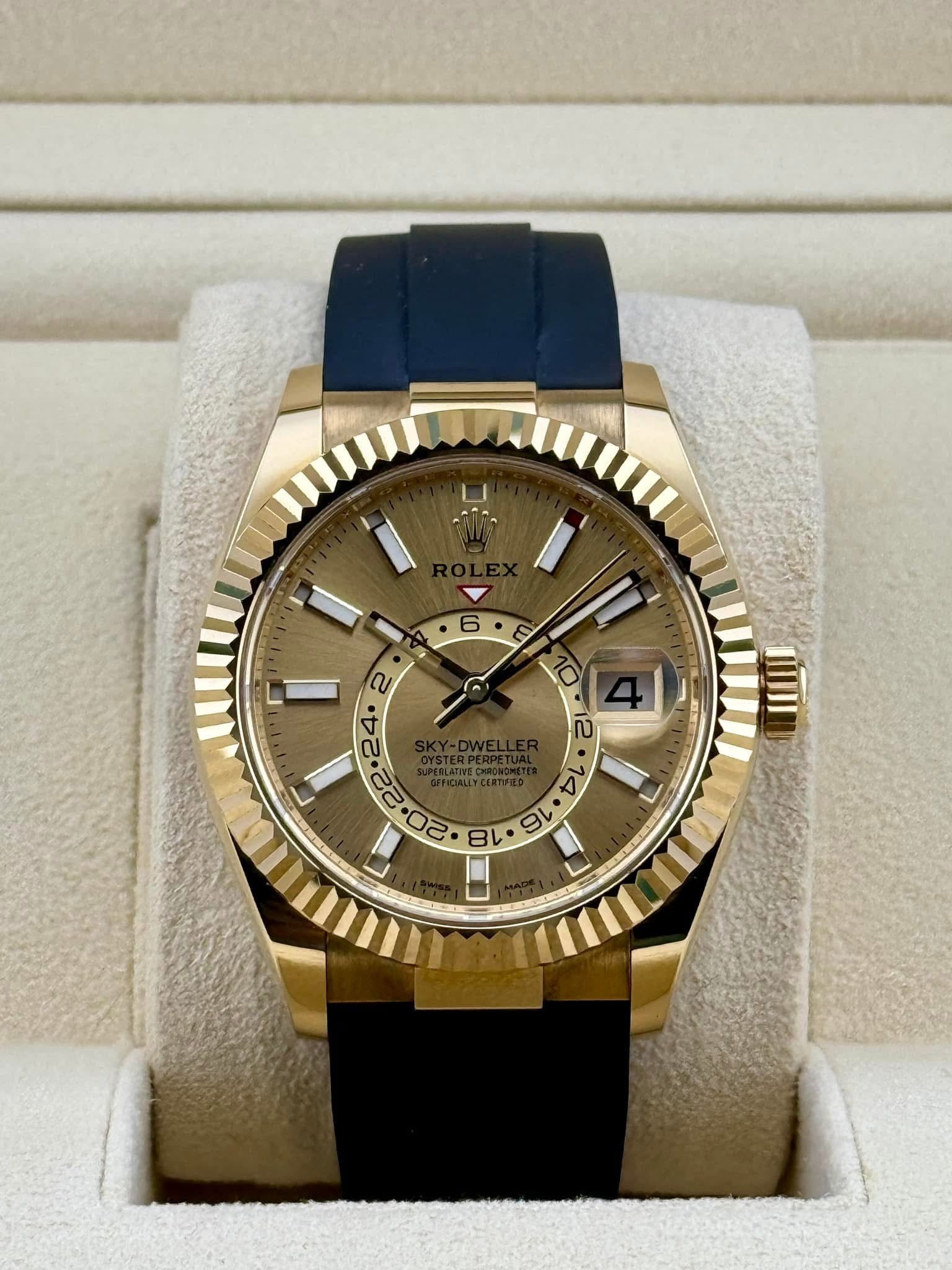 Rolex Sky Dweller 18k Yellow Gold image 0