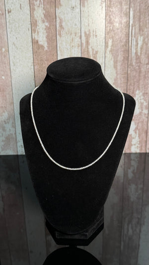 14KWG Tennis Necklace