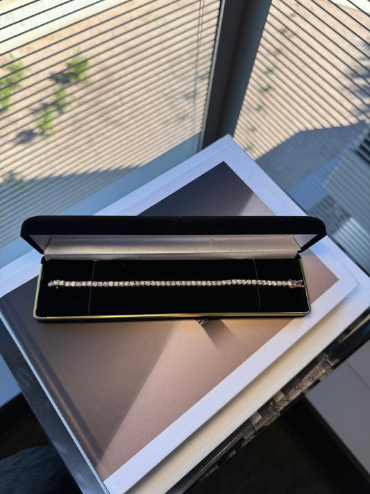 Rose Gold Diamond Tennis Bracelet