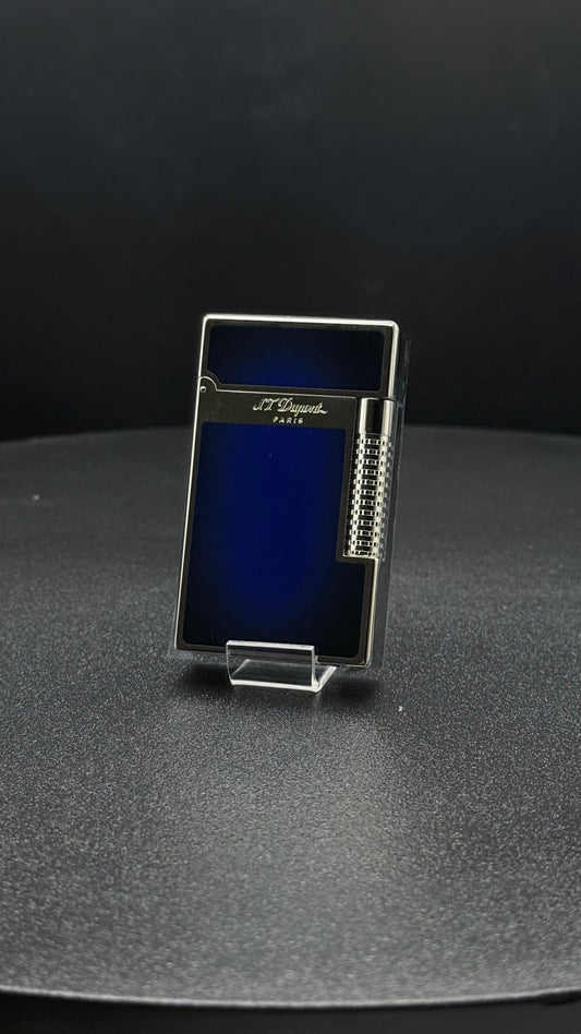 S.T Dupont Le Grand Cling blue sunburst & amp palladium