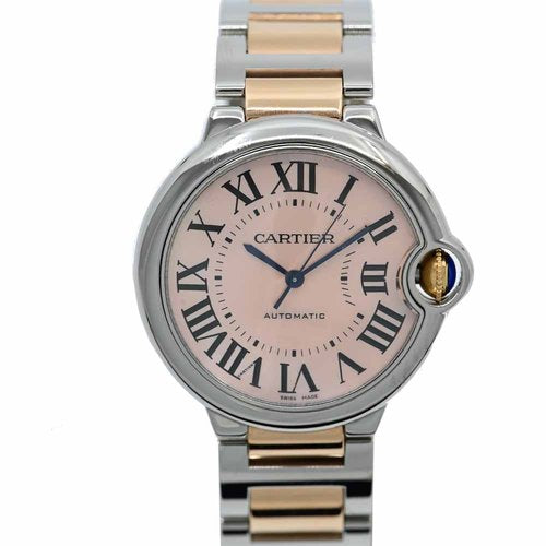 Cartier 37 Mm Midsize Pink Gold Bleu  Ballon